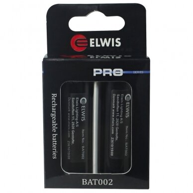 Battery 18650 3.7V 2600mAh 9.62Wh Li-Ion ELWIS BAT002 1