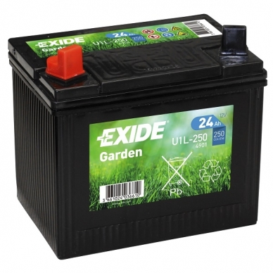 Akumuliatorius EXIDE GARDEN 12V 24Ah 250A AGM U1L-250 4901