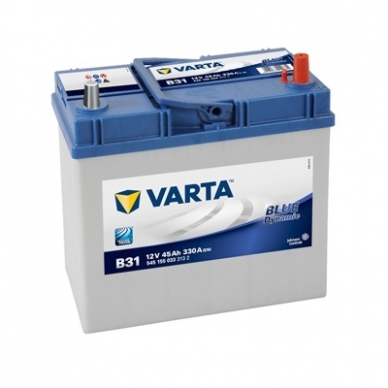 Akumuliatorius VARTA B31 45Ah 330A