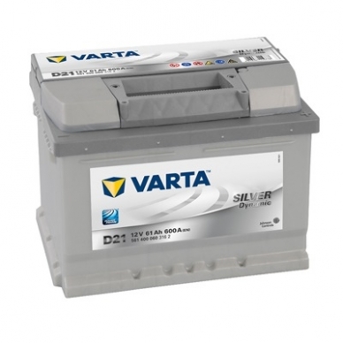 Akumuliatorius VARTA D21 61Ah 600A