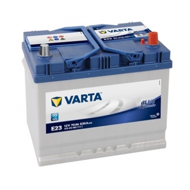 Akumuliatorius VARTA E23 70Ah 630A