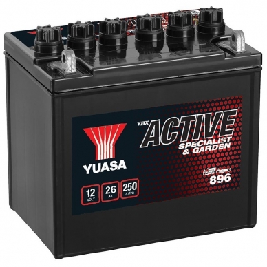 Akumuliatorius YUASA GARDEN 12V 26Ah 250A 896