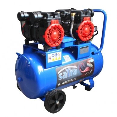 Oro kompresorius betepalinis su tiesiogine pavara 230V 3.0HP 2.2KW 50L 424L/min SATRA 1