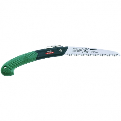 Folding straight saw with spring buckle 180mm SAMURAI SENTEI JD-180-LH